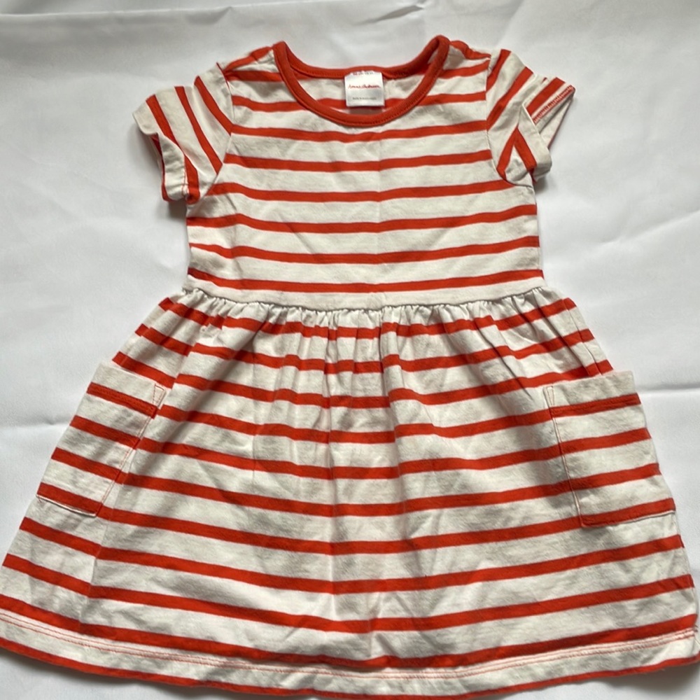 Hanna Andersson 90 3T Striped Pocket Dress